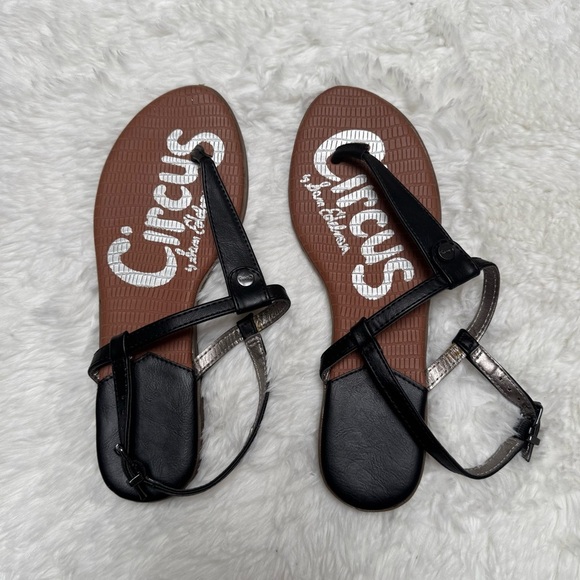 Circus Sam Edelman Cayden Black Sandals Size 8 - Picture 1 of 10